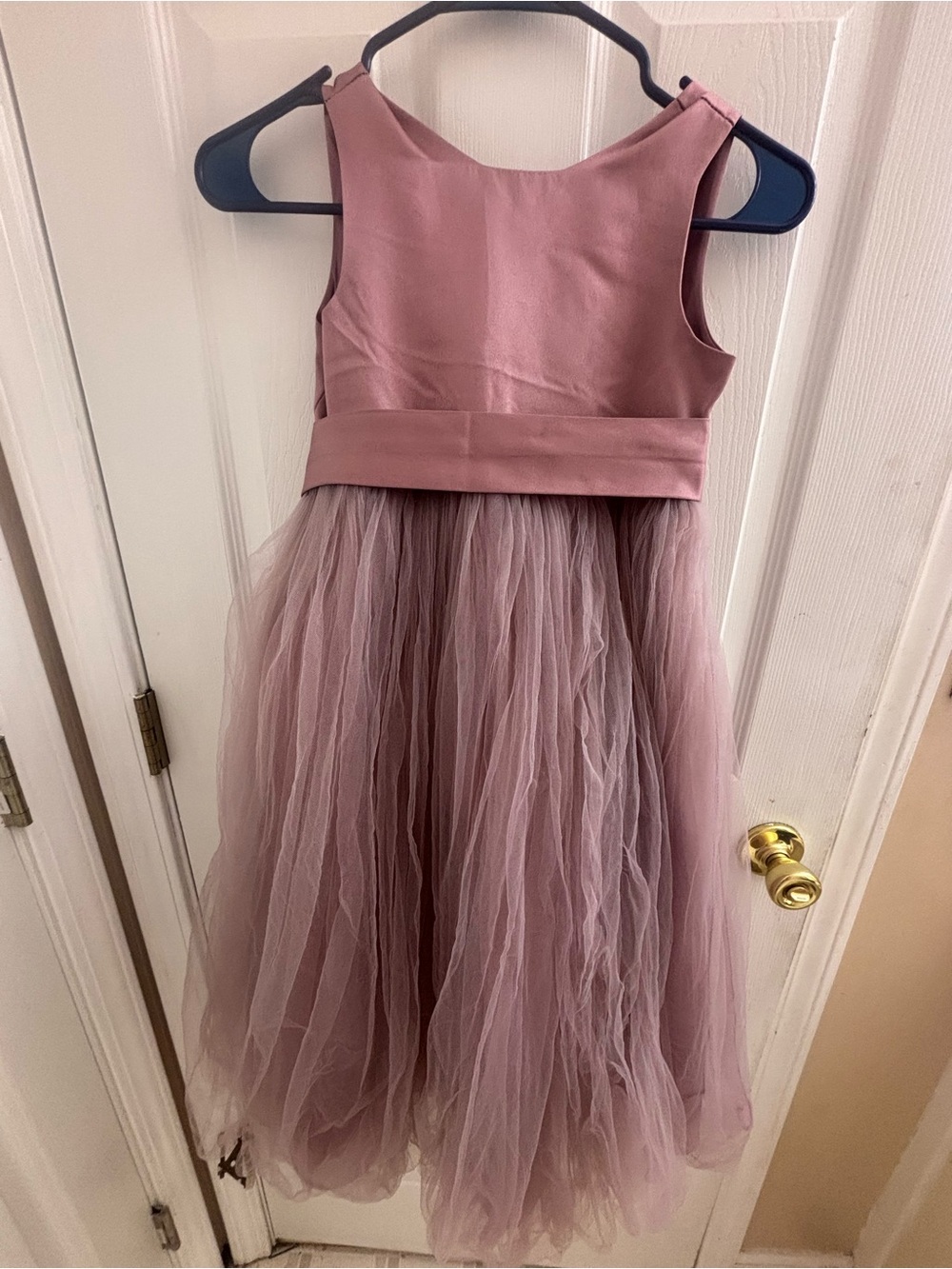 Amazon Girls Mauve Tulle Formal Dress